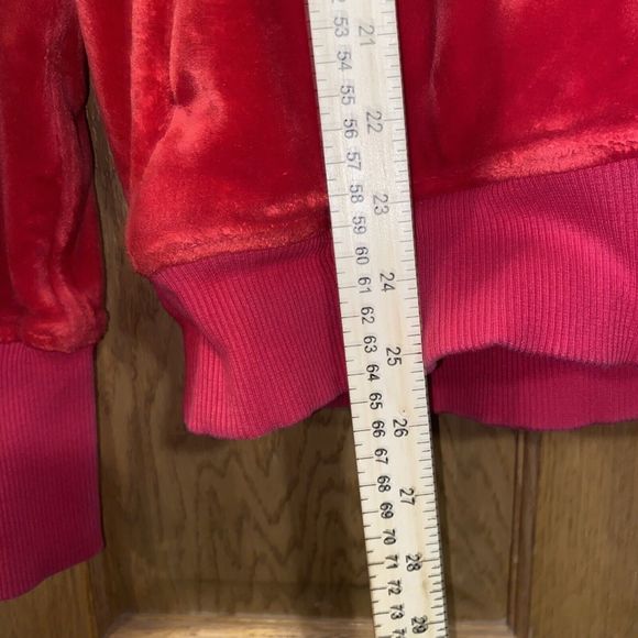 Athleta Size Large Red y2k Coat Mrs. Claus - Picture 16 of 16